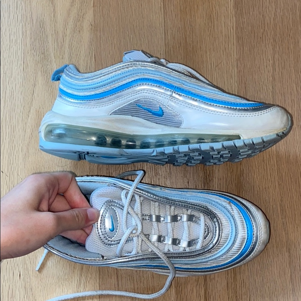 Nike air max 97 white and blue